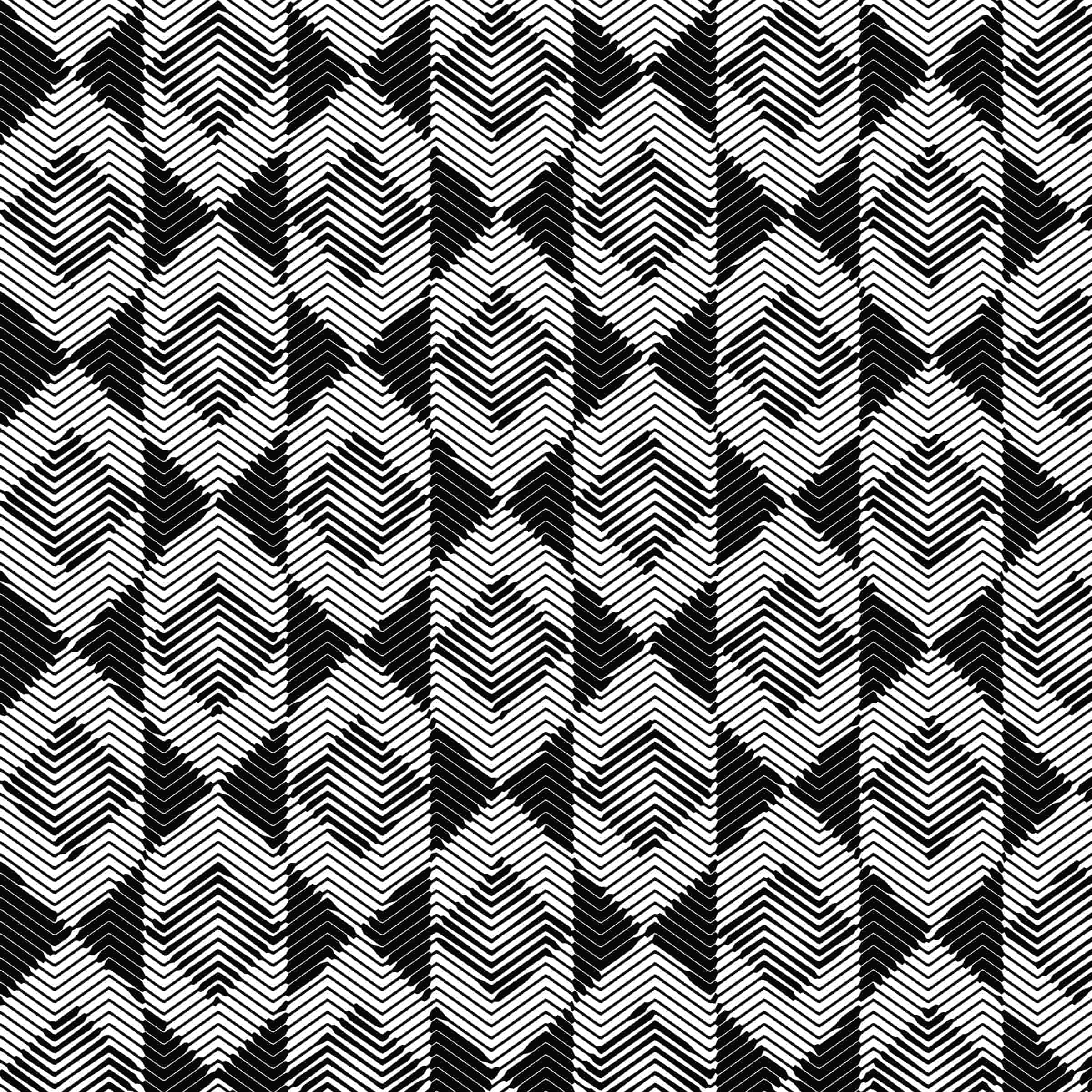 Patrón de líneas en zigzag generado a partir de la imagen base