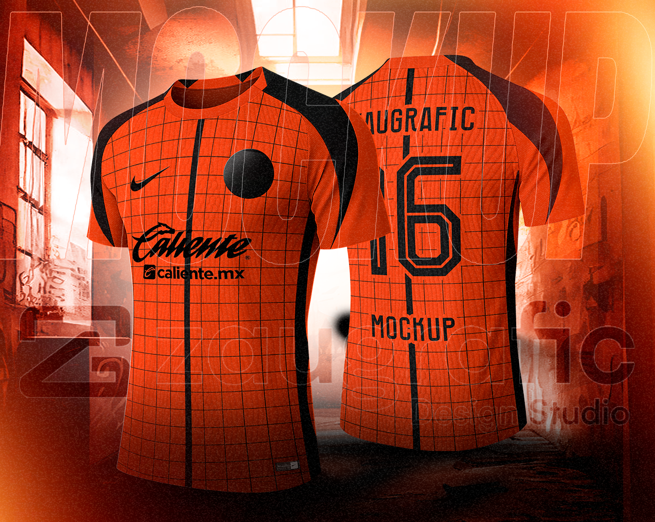 Nike Mockup Frente y Atras 2025/26