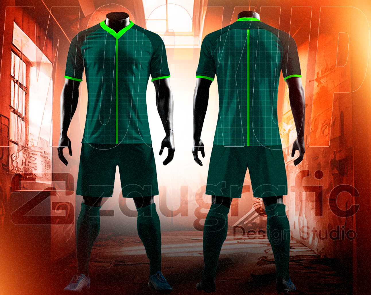 Mockup Soccer Jersey By Zaugrafic