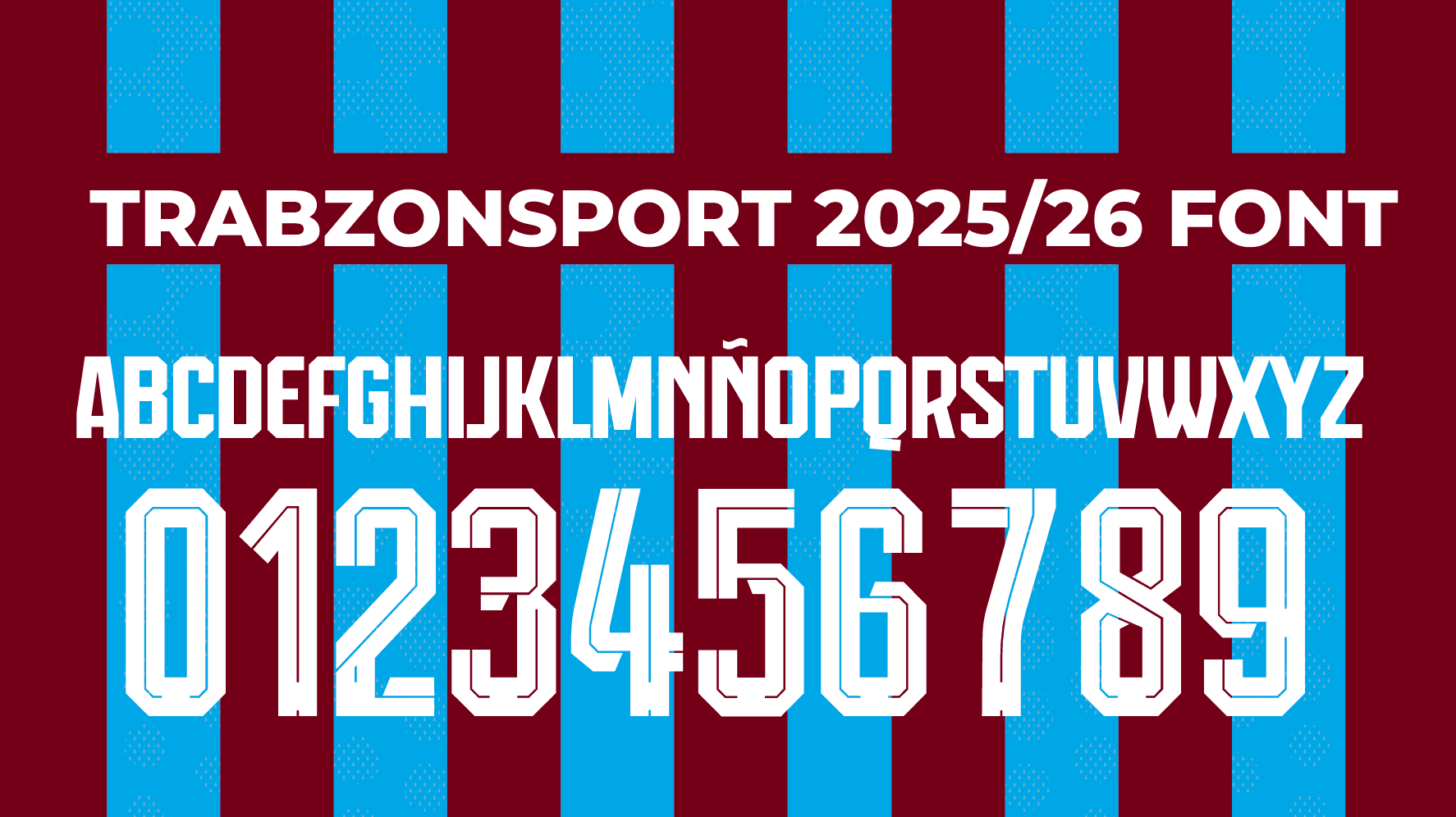 Trabzonsport 2025-26 Font