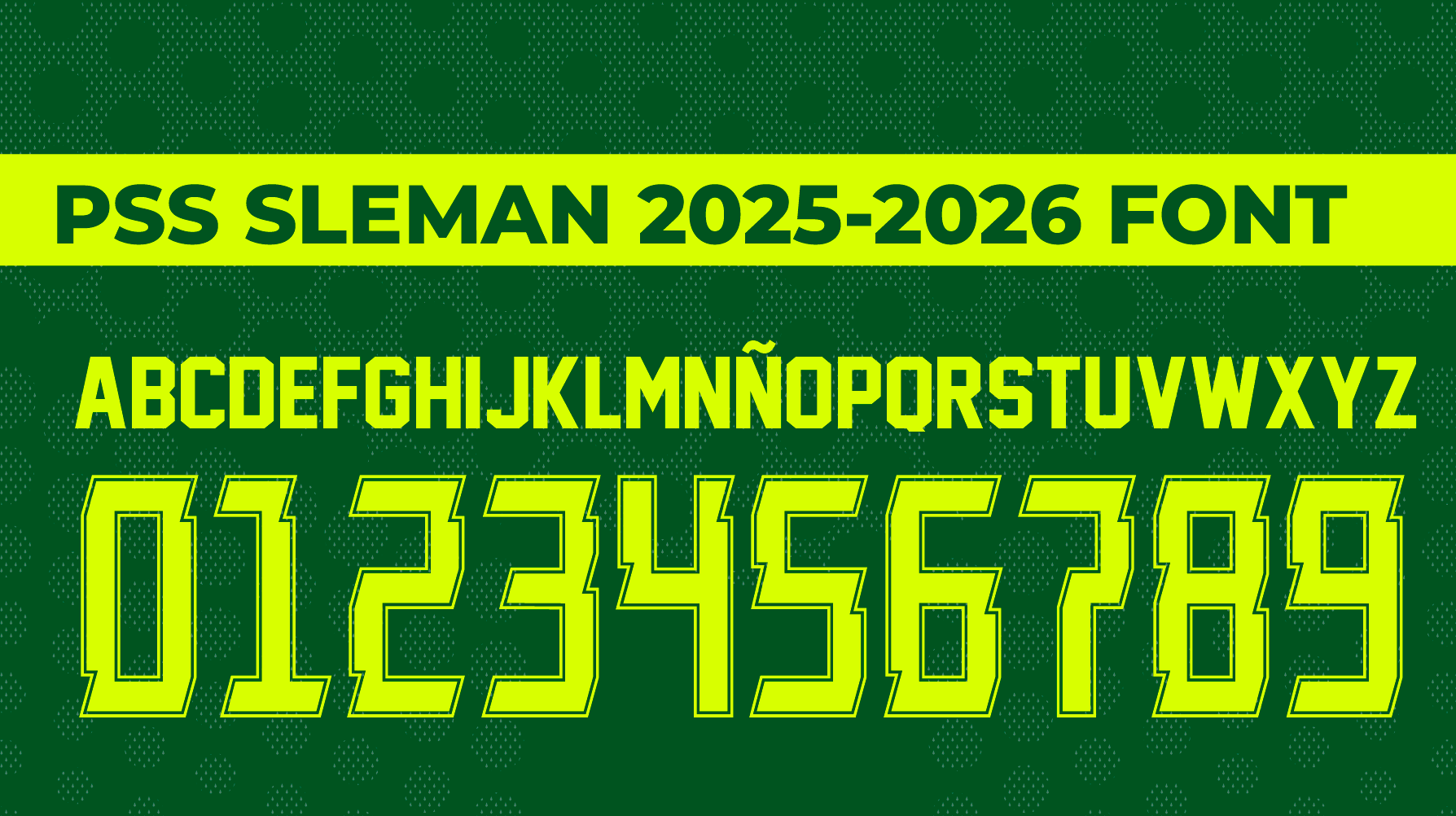 Pss Sleman 2025-26 Font