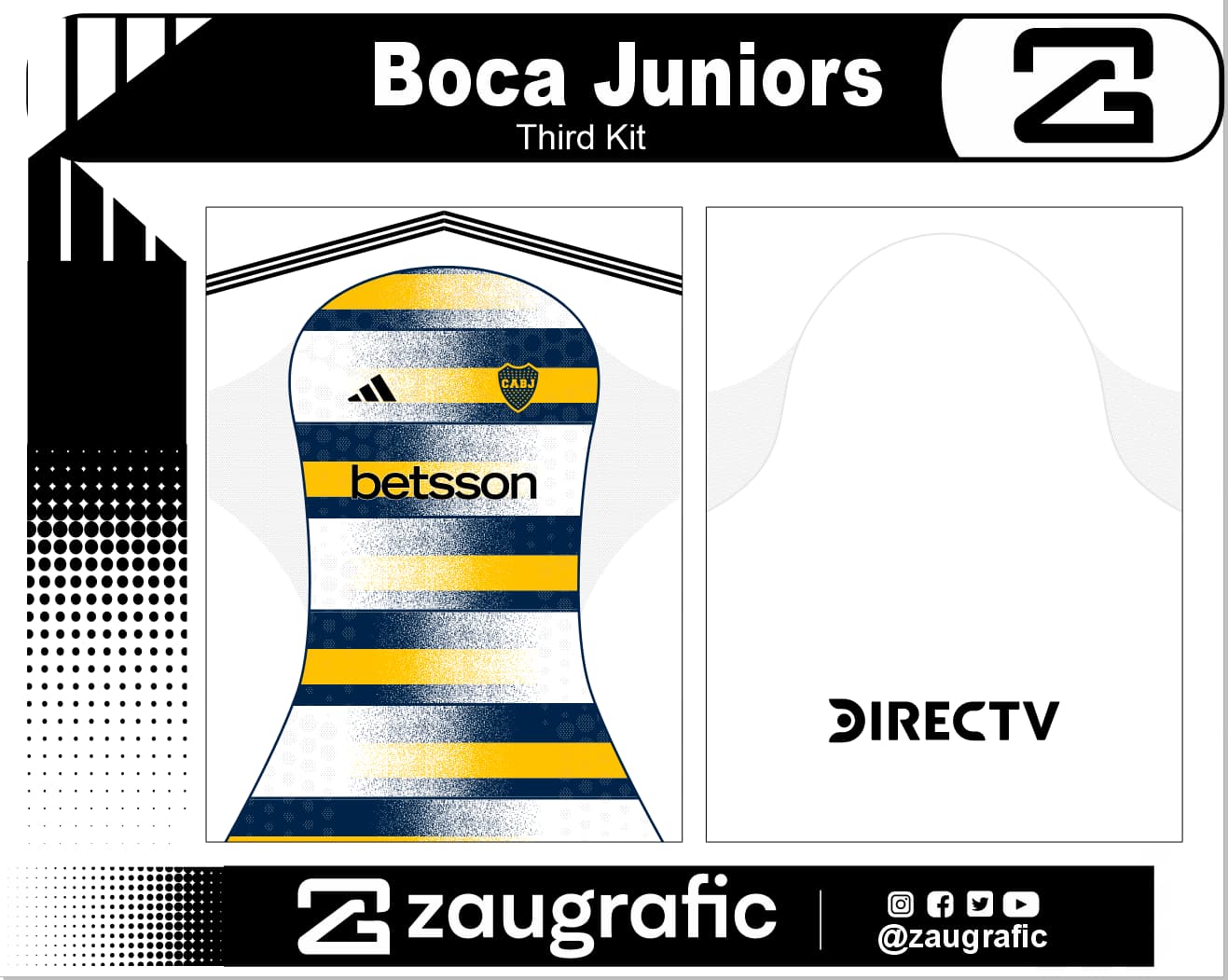 Boca Juniors Third Kit 