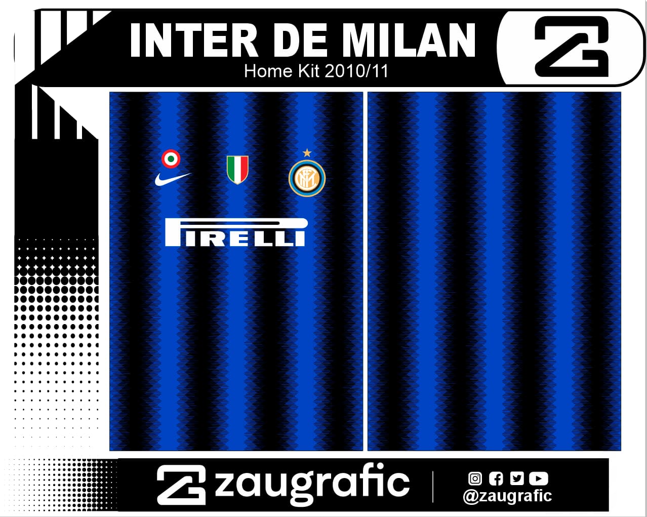 Inter de Milan Home Kit 2010-11 by Zaugrafic