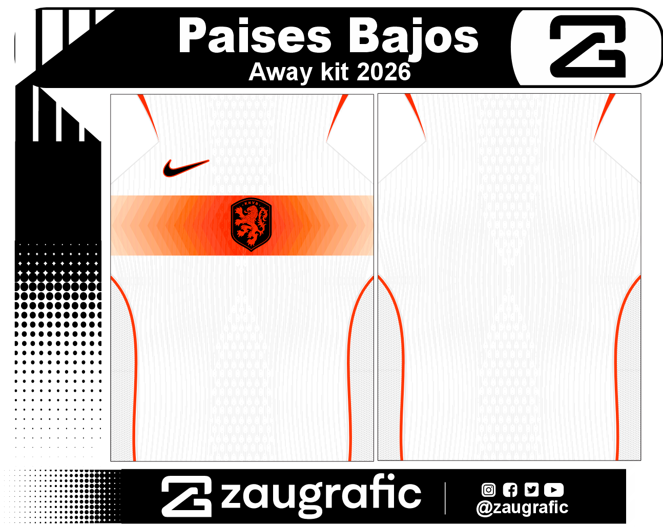 Paises Bajos Away Kit  2026