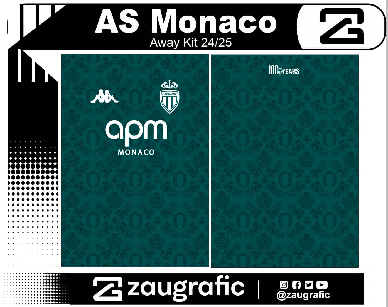 AS Monaco Away Kit 24-25