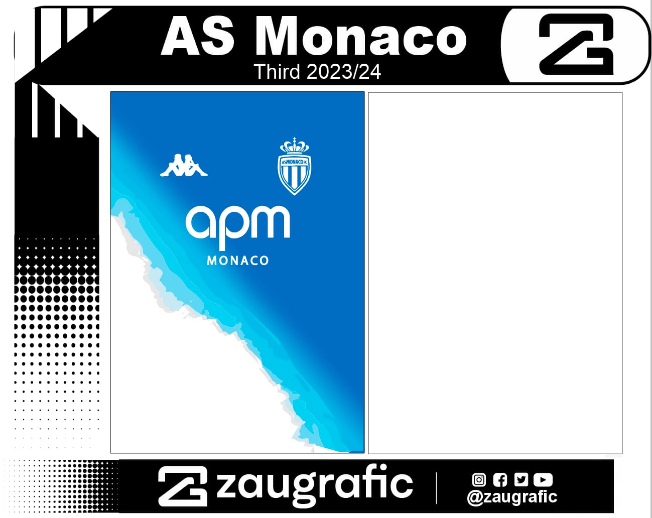 AS Monaco Third 2023-24  