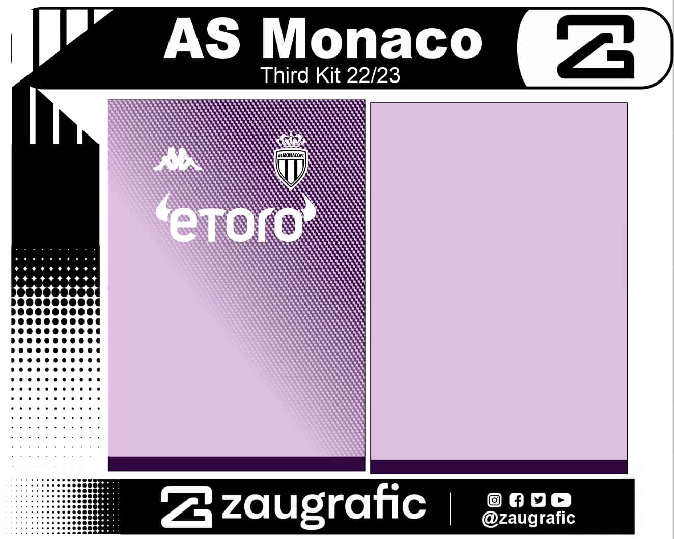 AS Monaco Third Kit 22-23 