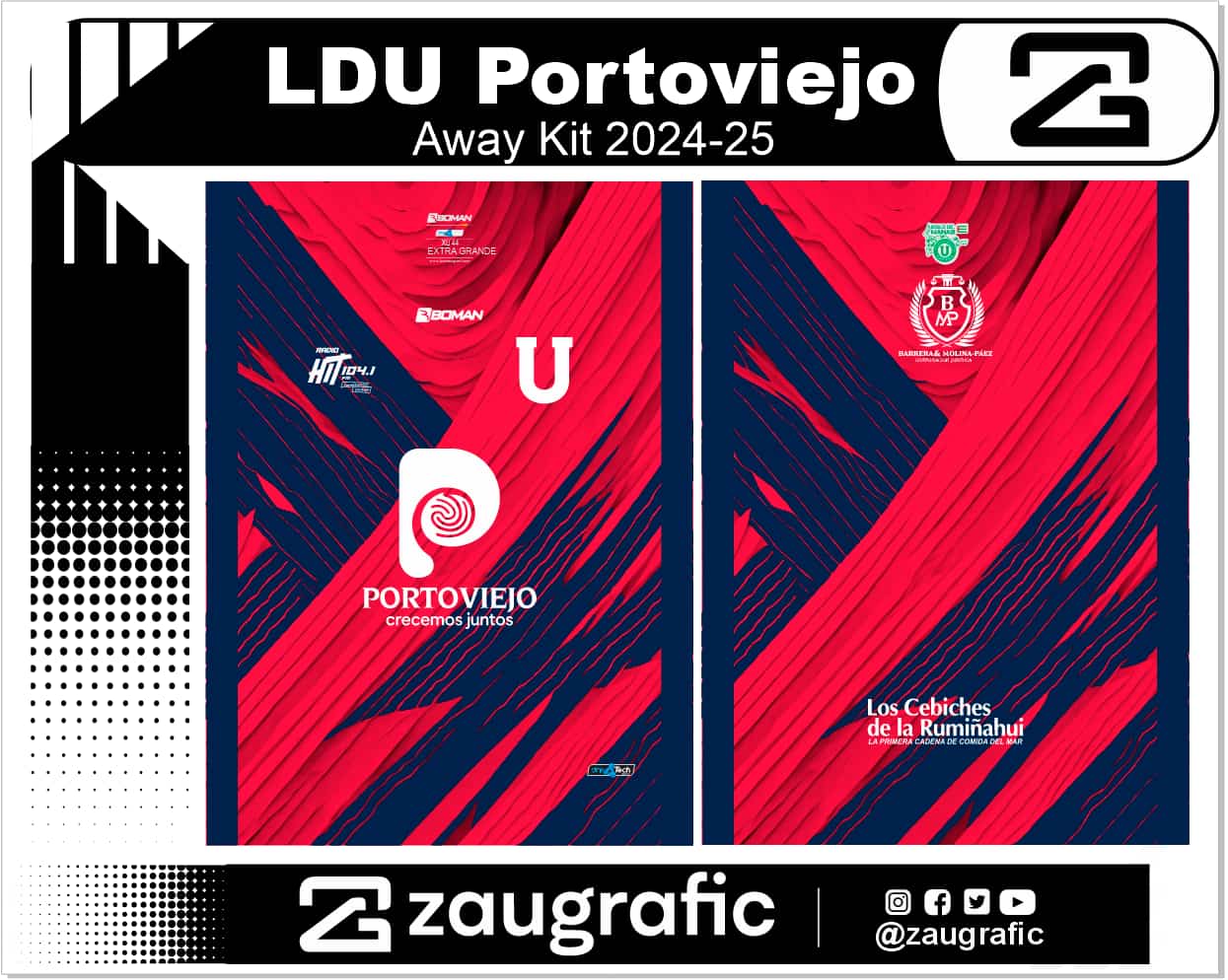 LDU Portoviejo Away Kit 2024-25