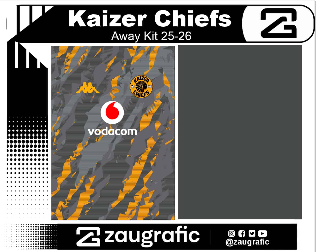Kaizer Chiefs Away Kit 25-26