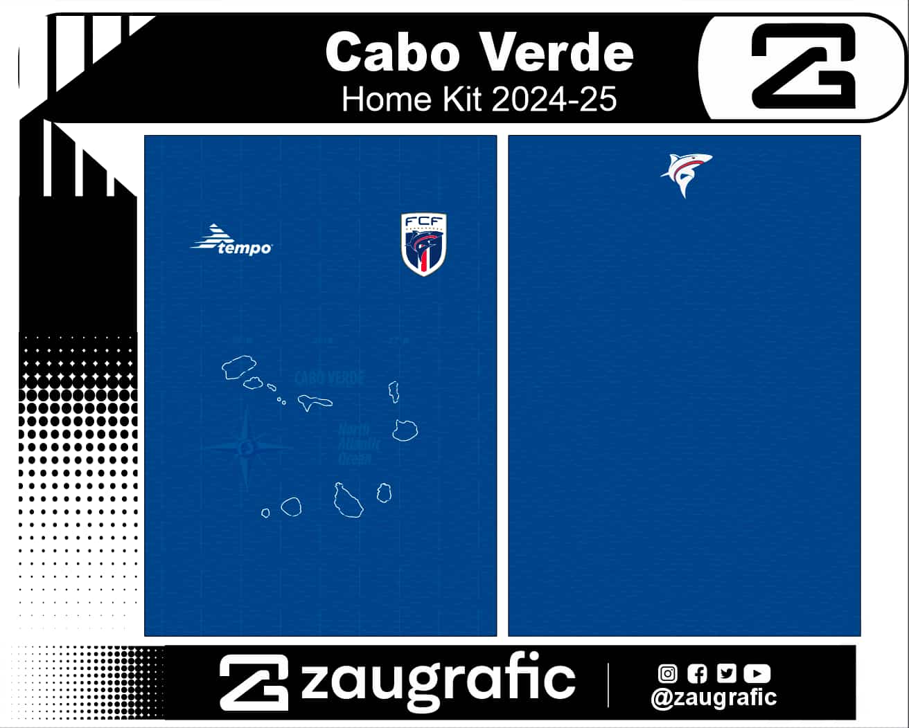 Cabo Verde Home  Kit 2024-25
