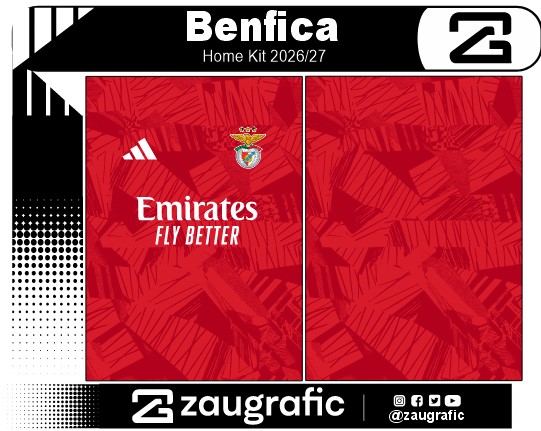 Benfica Home Kit 2026-27