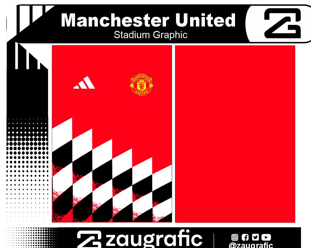 Manchester United Stadium Graphic