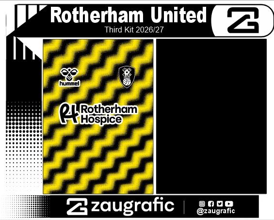 Rotherham United Third Kit 2026-27