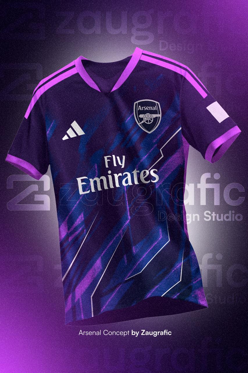Arsenal Away Kit Concept by Zaugrafic