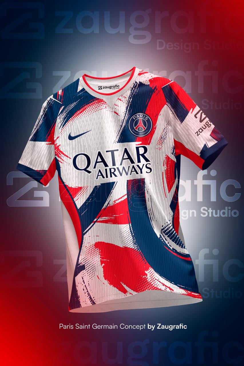 Paris Saint Germanin Away Kit Concept by Zaugrafic 