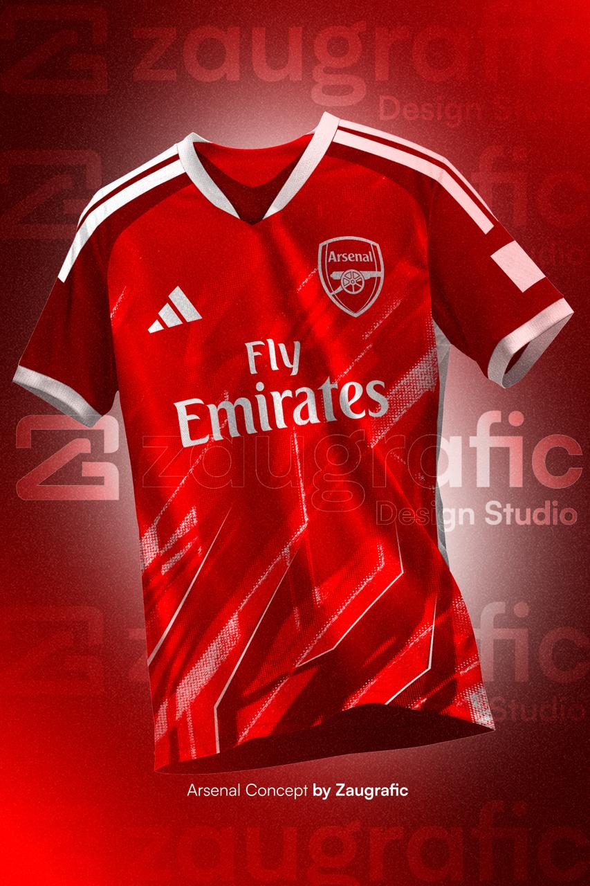 Arsenal Home Kit Concept by Zaugrafic