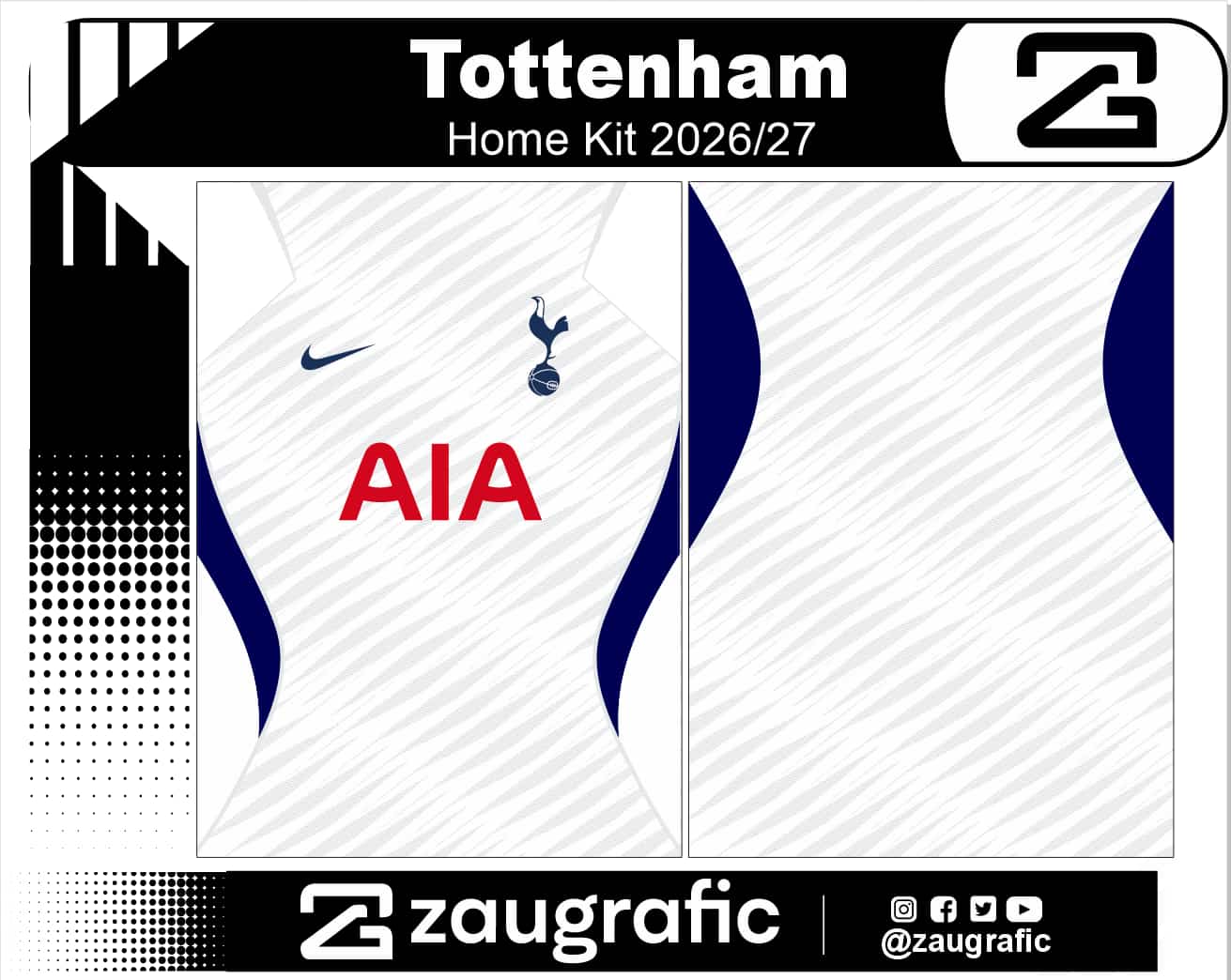 Tottenham Home Kit 2026-27