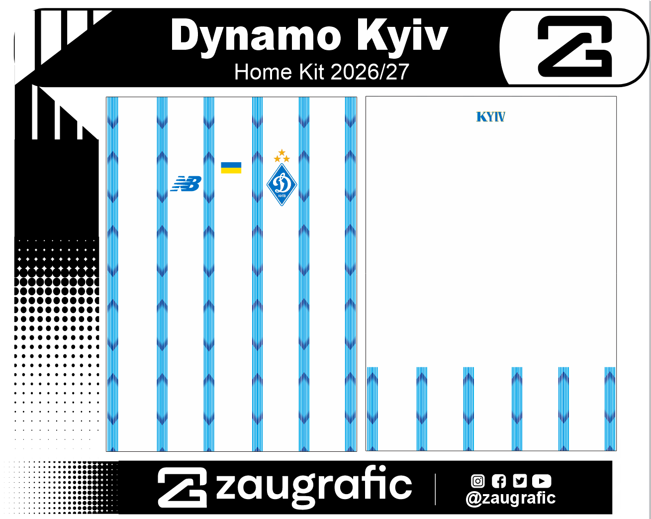 Dynamo Kyiv Home Kit 2026-27