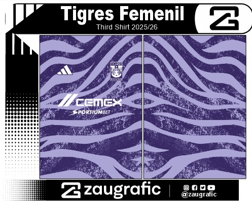 Tigres Femenil Third Shirt 2025-26