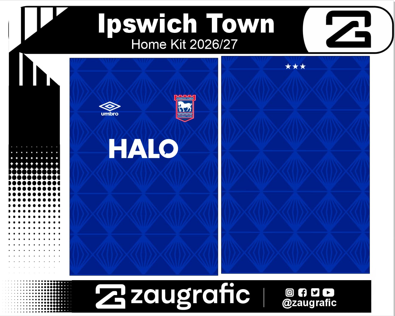 Ipswich Town Home Kit 2026-27