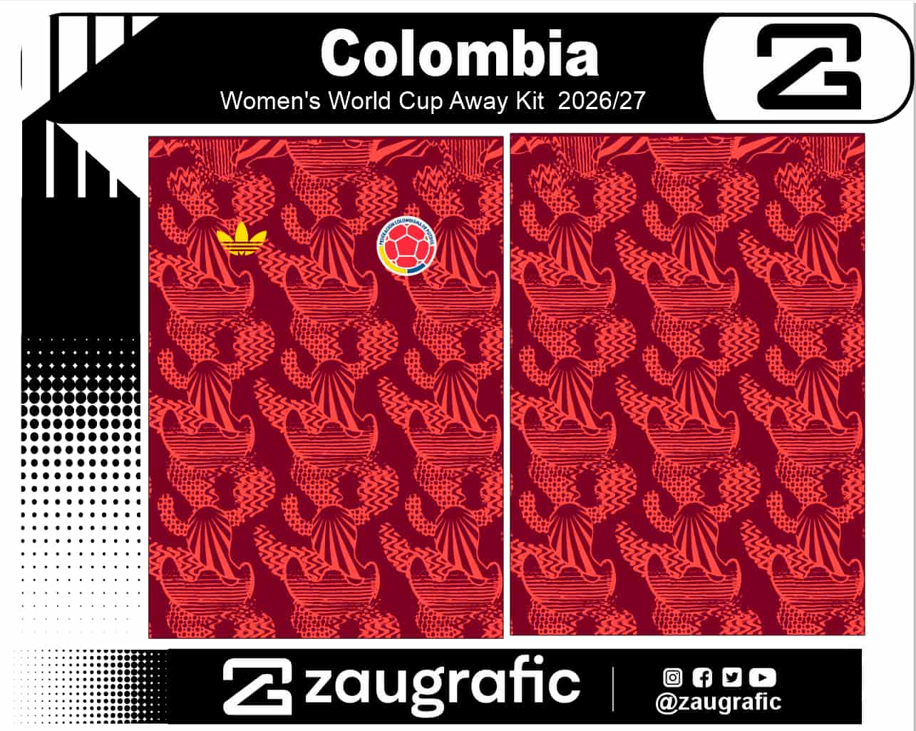 Colombia Womens World Cup Away Kit  2026-27