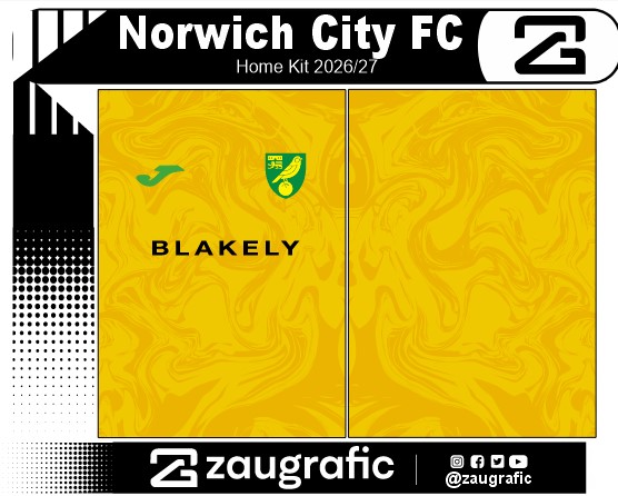 Norwich City FC Home Kit 2026-27