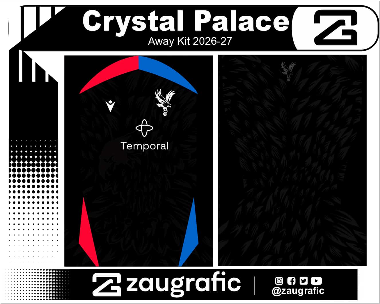 Crystal Palace Away Kit 2026-27