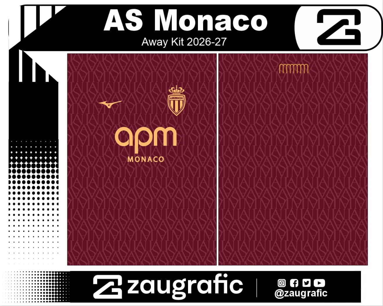 AS Monaco Away Kit 2026-27