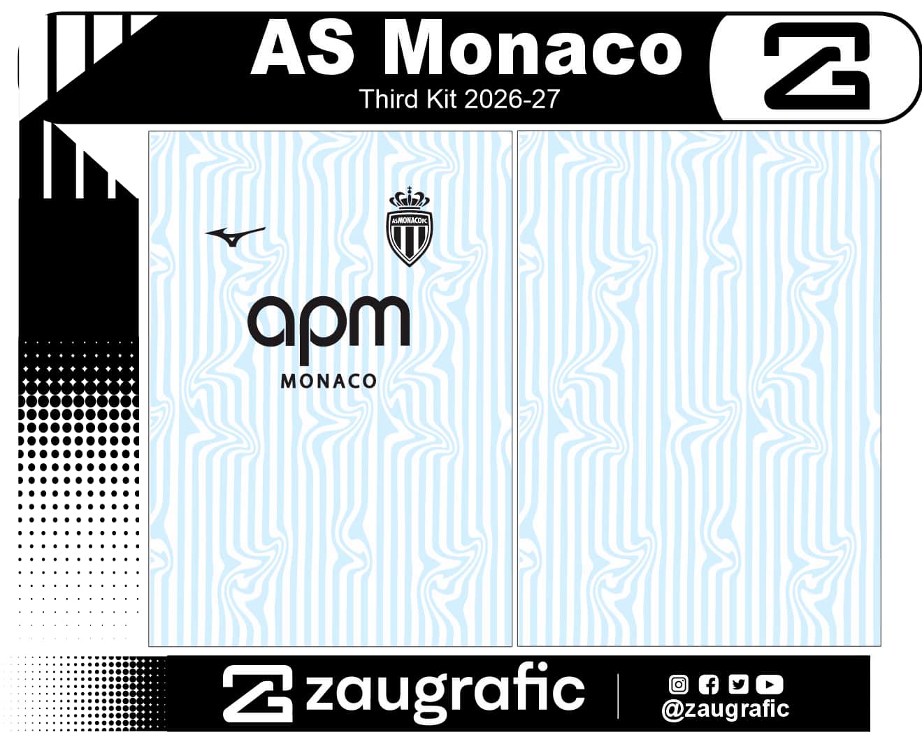 AS Monaco Third Kit 2026-27