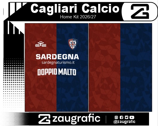 Cagliari Calcio Home Kit 2026-27