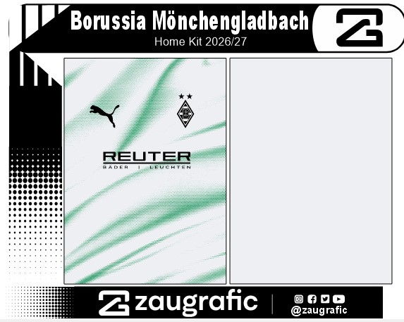 Borussia Mönchengladbach Home Kit 2026-27