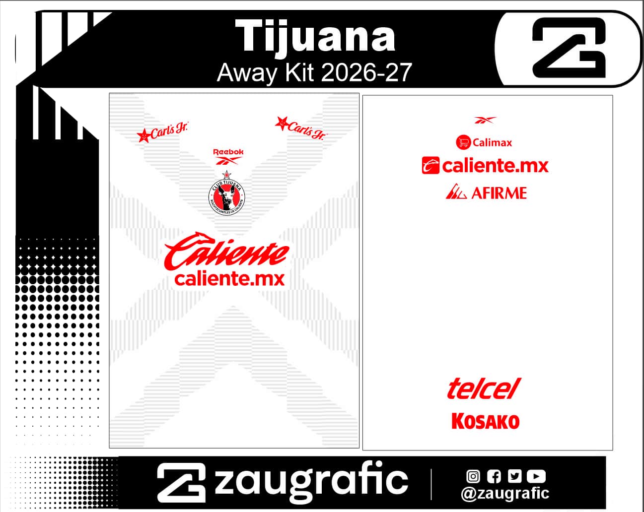Tijuana Away Kit 2026-27