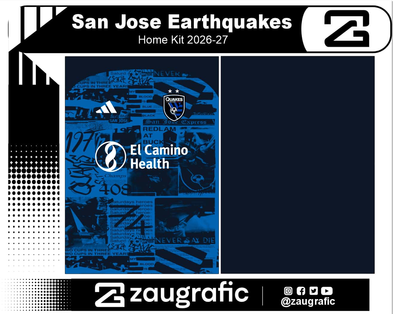 San Jose Earthquakes Home Kit 2026-27