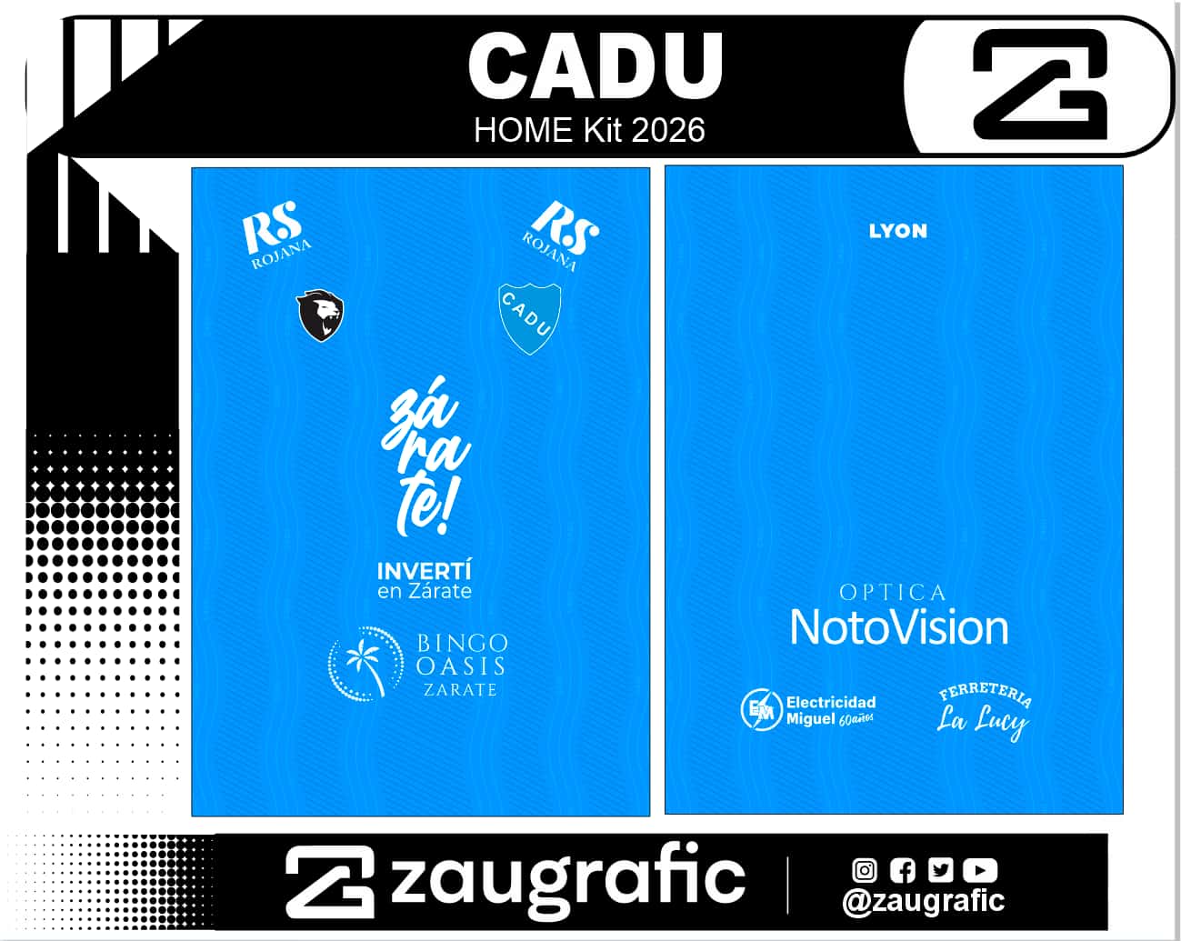 Club Atlético Defensores Unidos "CADU" HOME Kit 2026