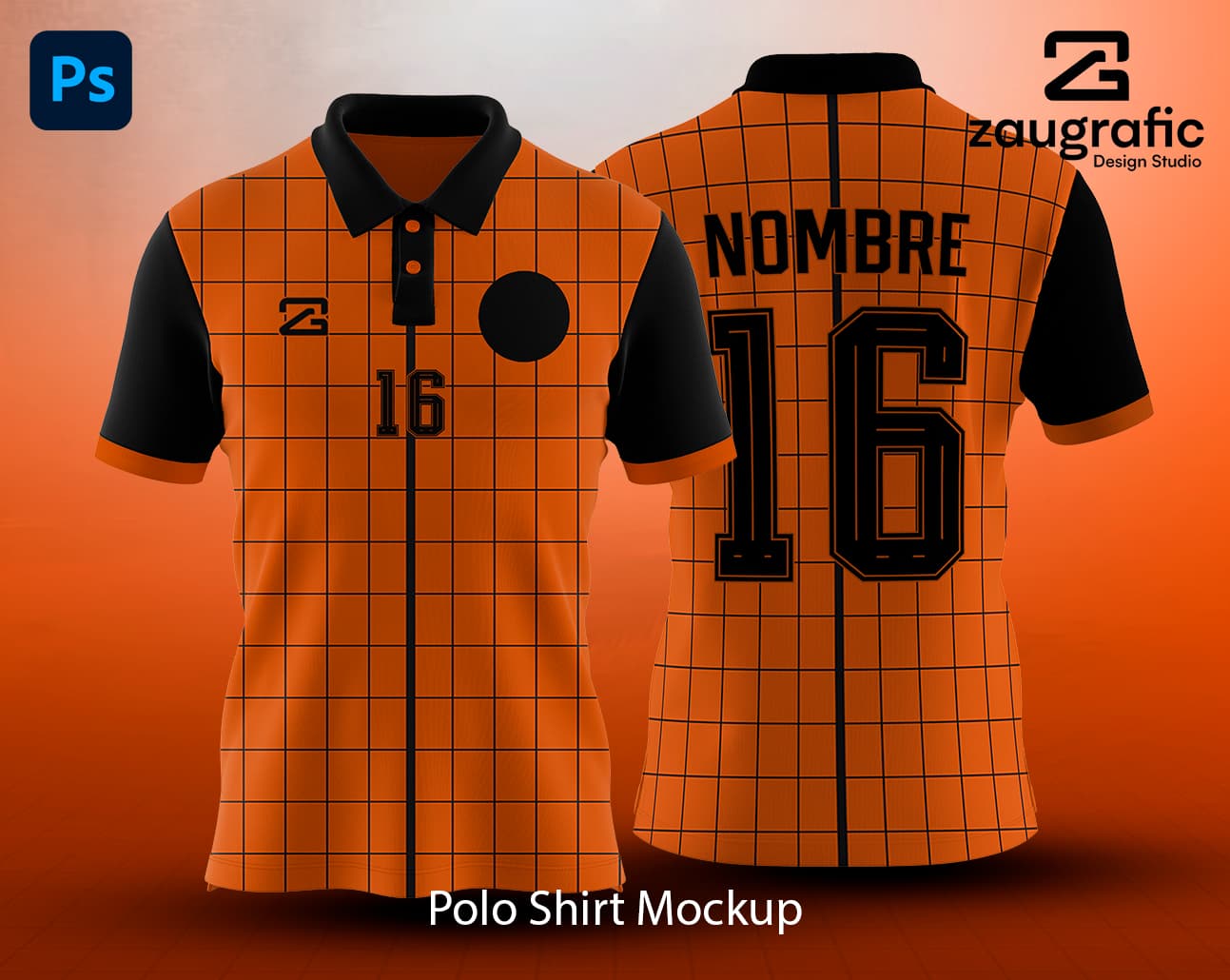 Polo Shirt Mockup PSD