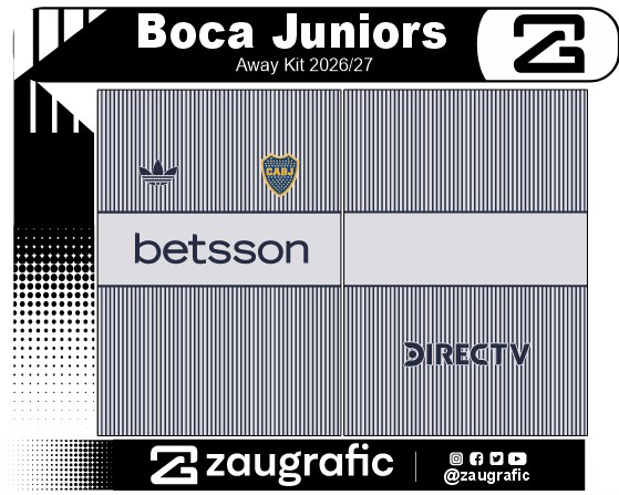 Boca Juniors Away Kit 2026-27