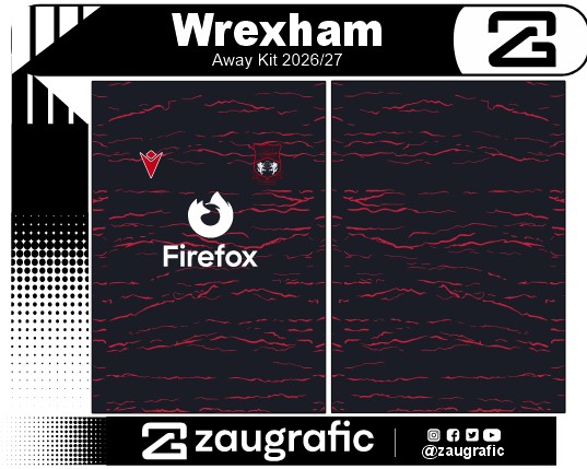 Wrexham Away kit 2026-27