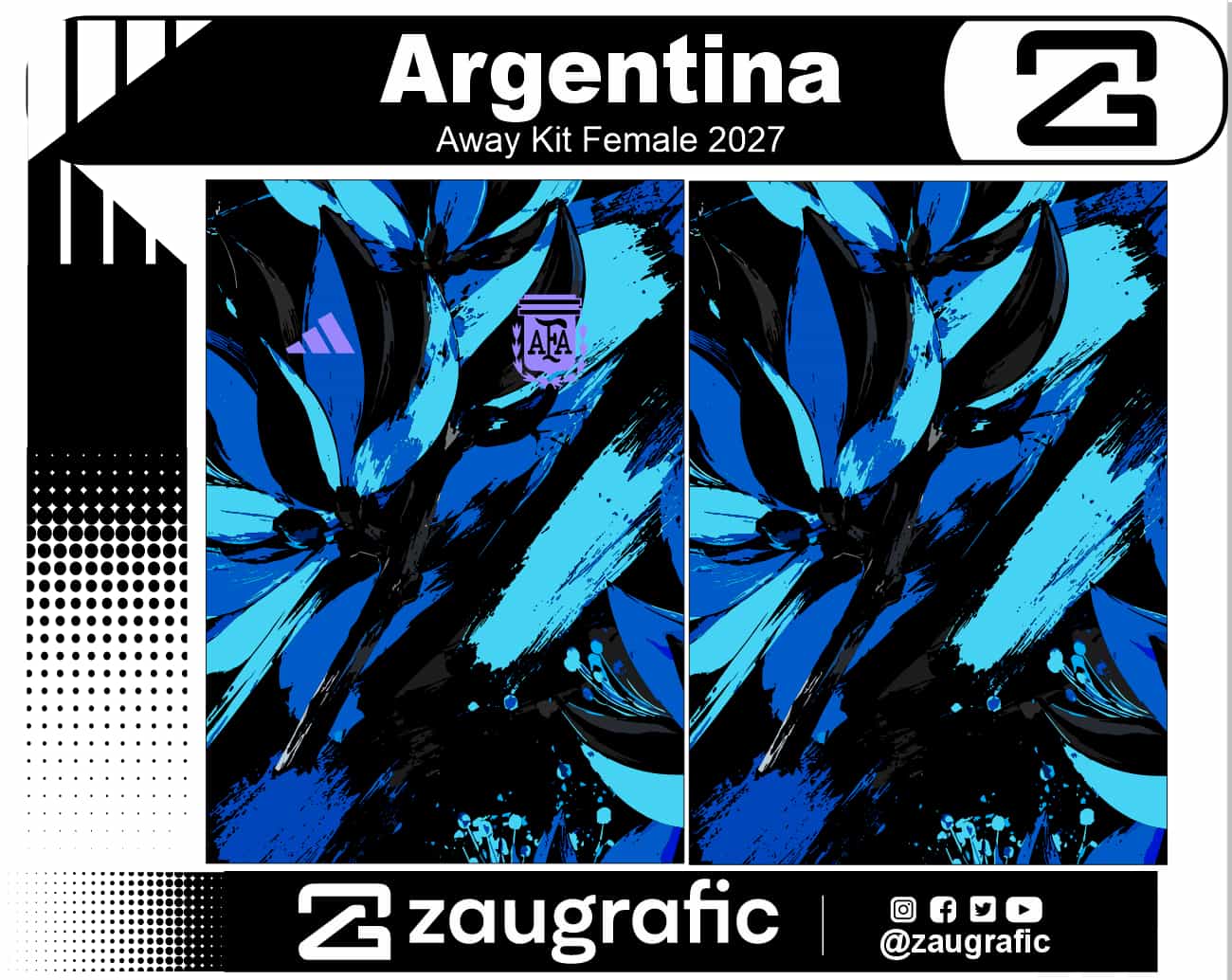 Argentina Away Kit Female 2027
