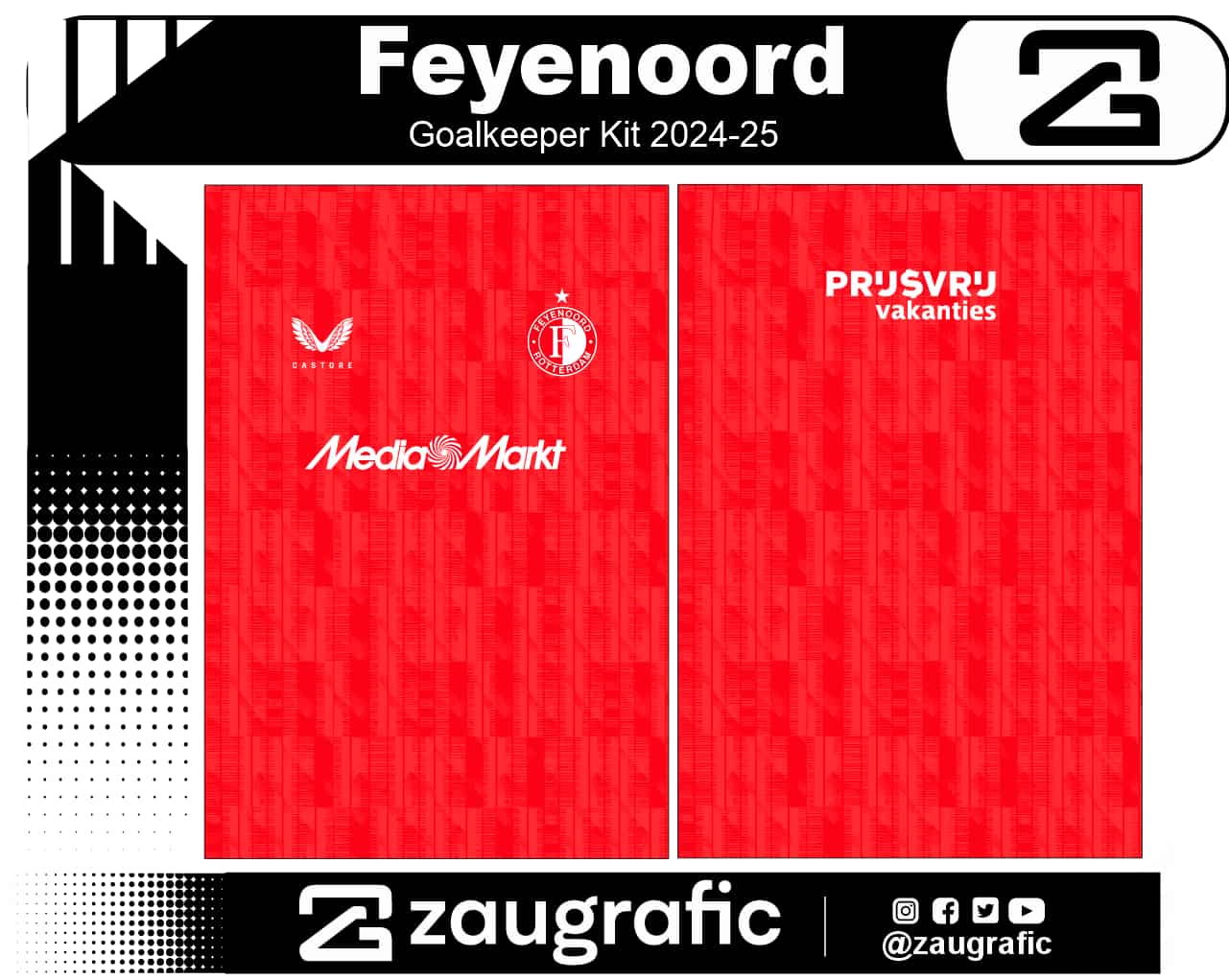 Feyenoord Goalkeeper Kit 2024-25