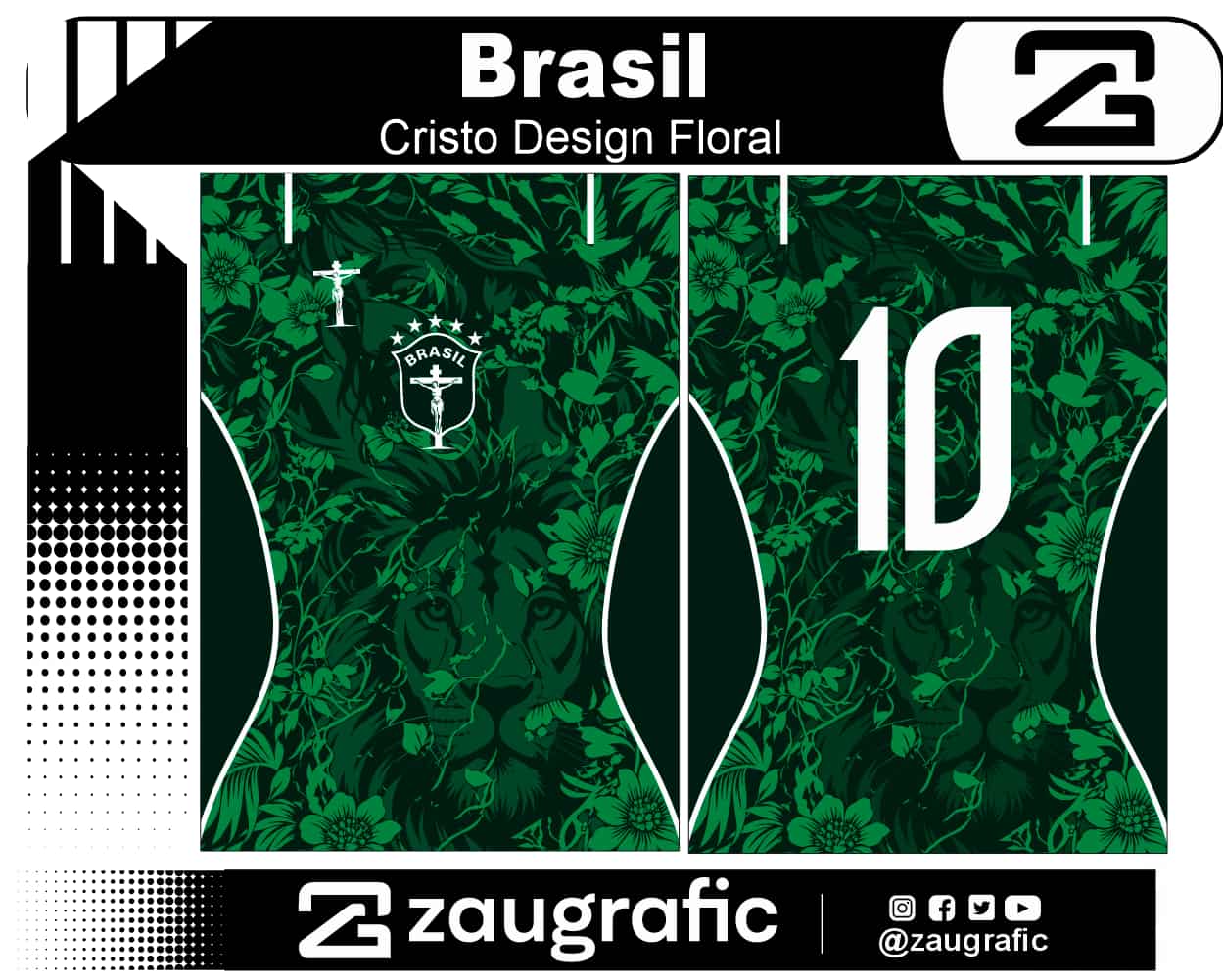 Brasil Cristo Design Floral
