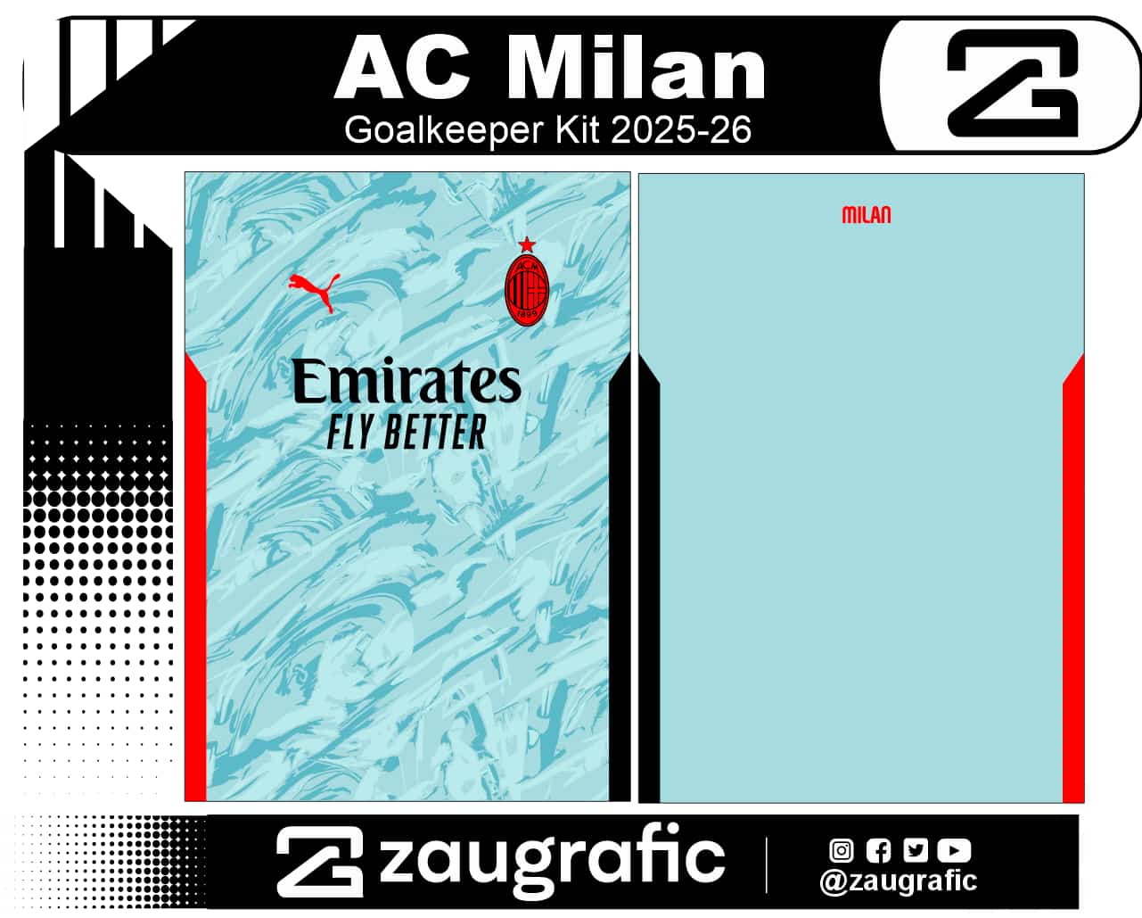 AC Milan Goalkeeper Kit 2025-26