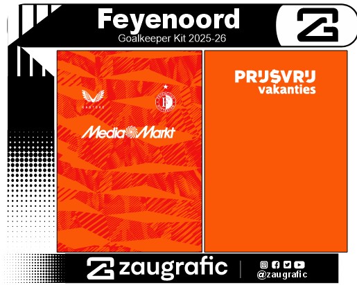 Feyernoord Goalkeeper Kit 2025-26