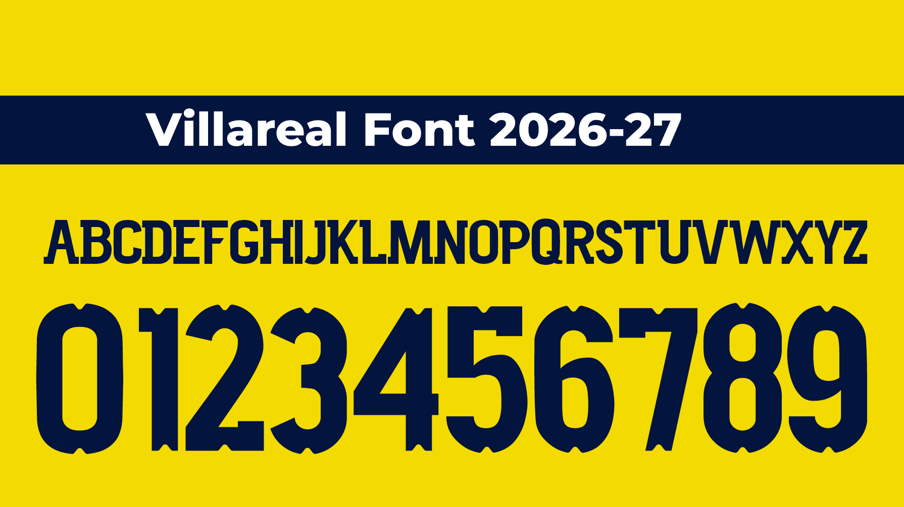 Villarreal Font 2026-27