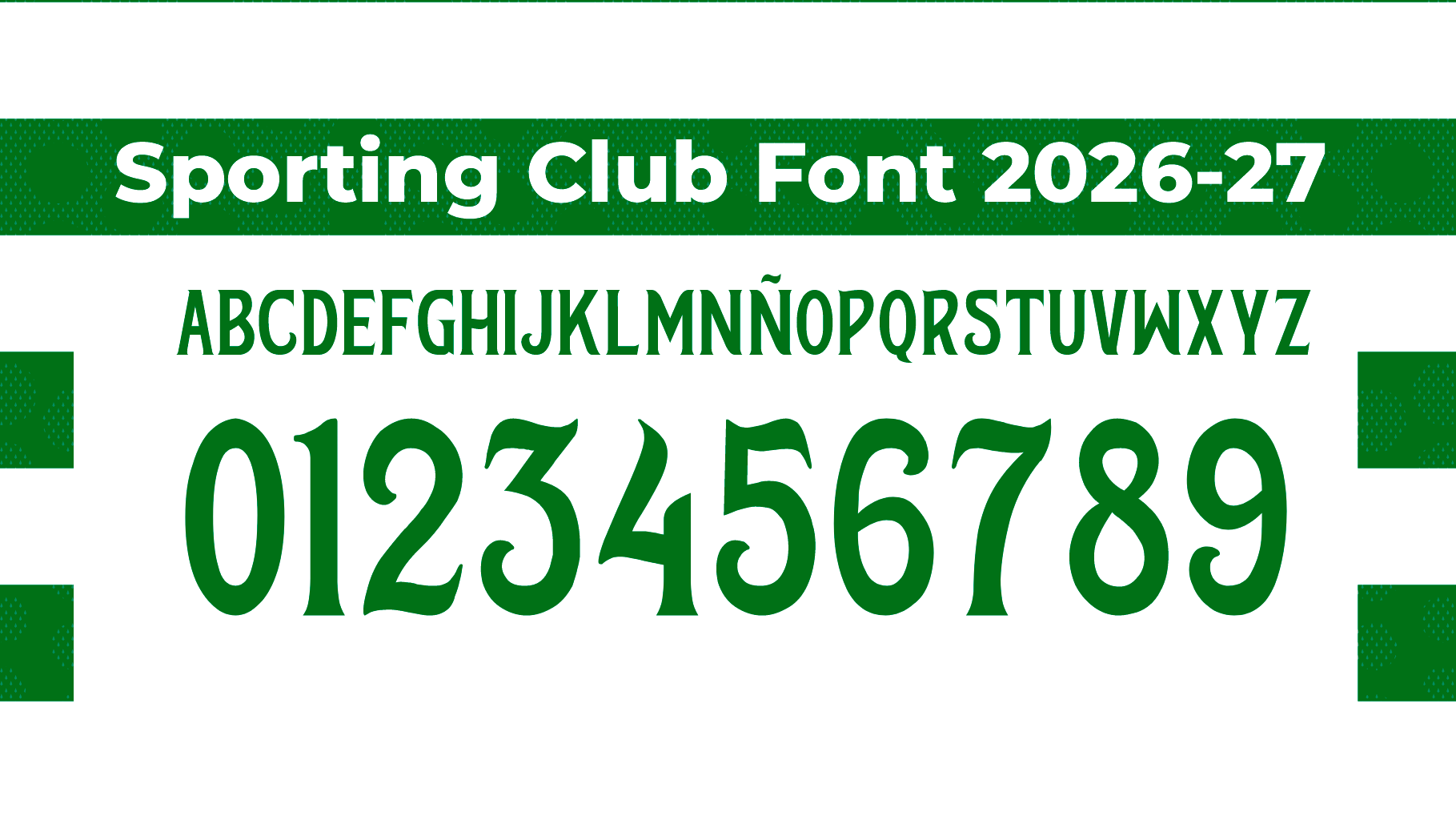 Sporting Club Font 2026-27