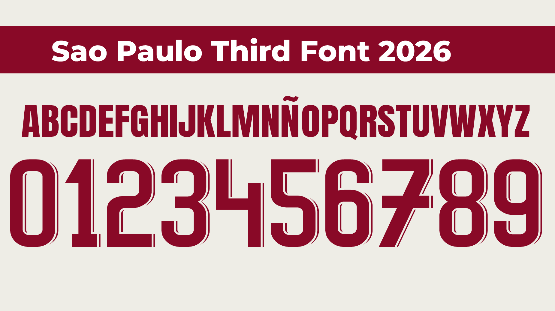 Sao Paulo Third Font 2026