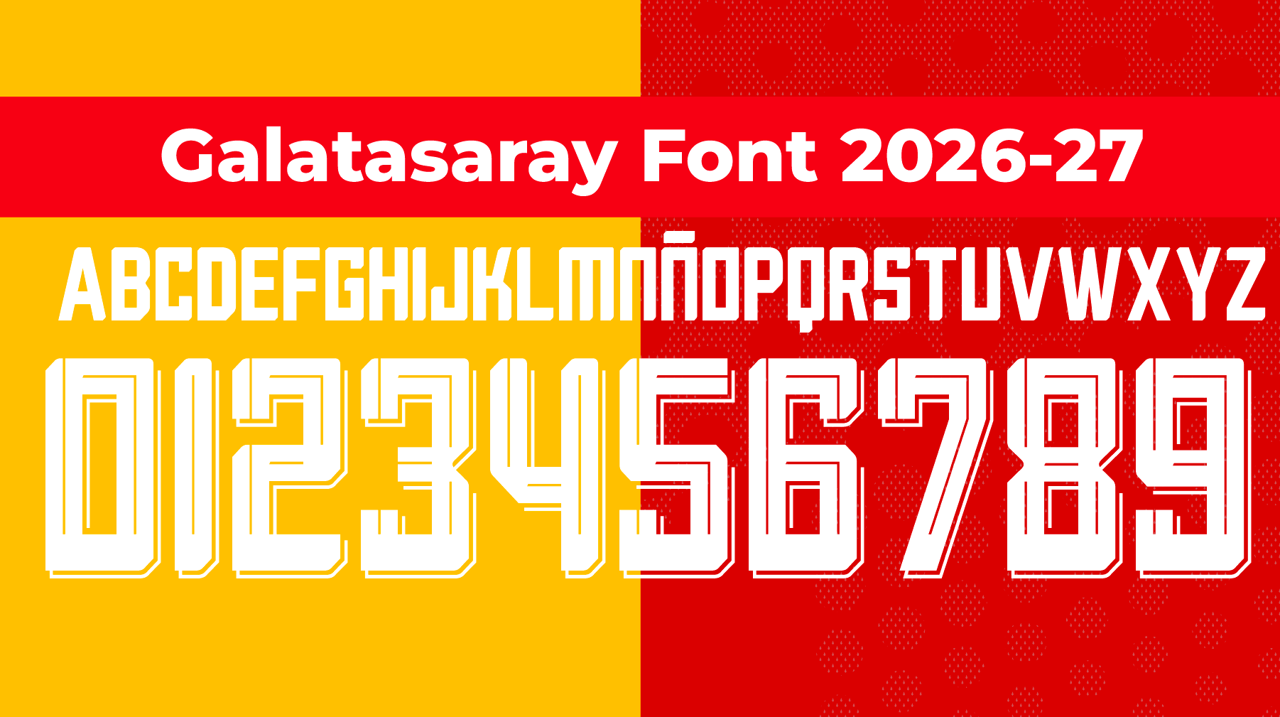 Galatasaray Font 2026-27
