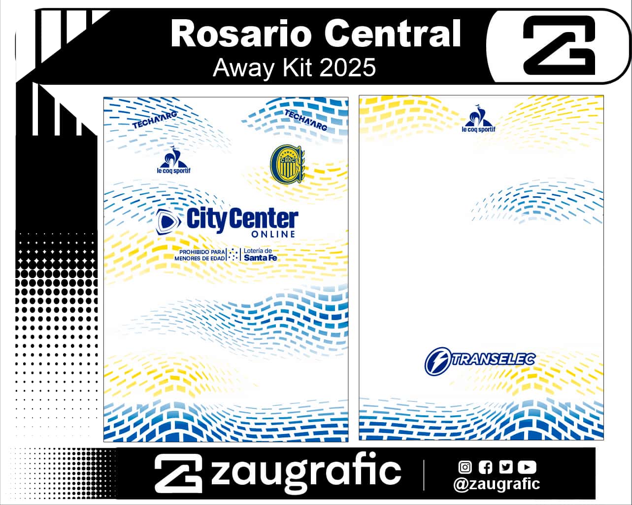 Rosario Central Away Kit 2025