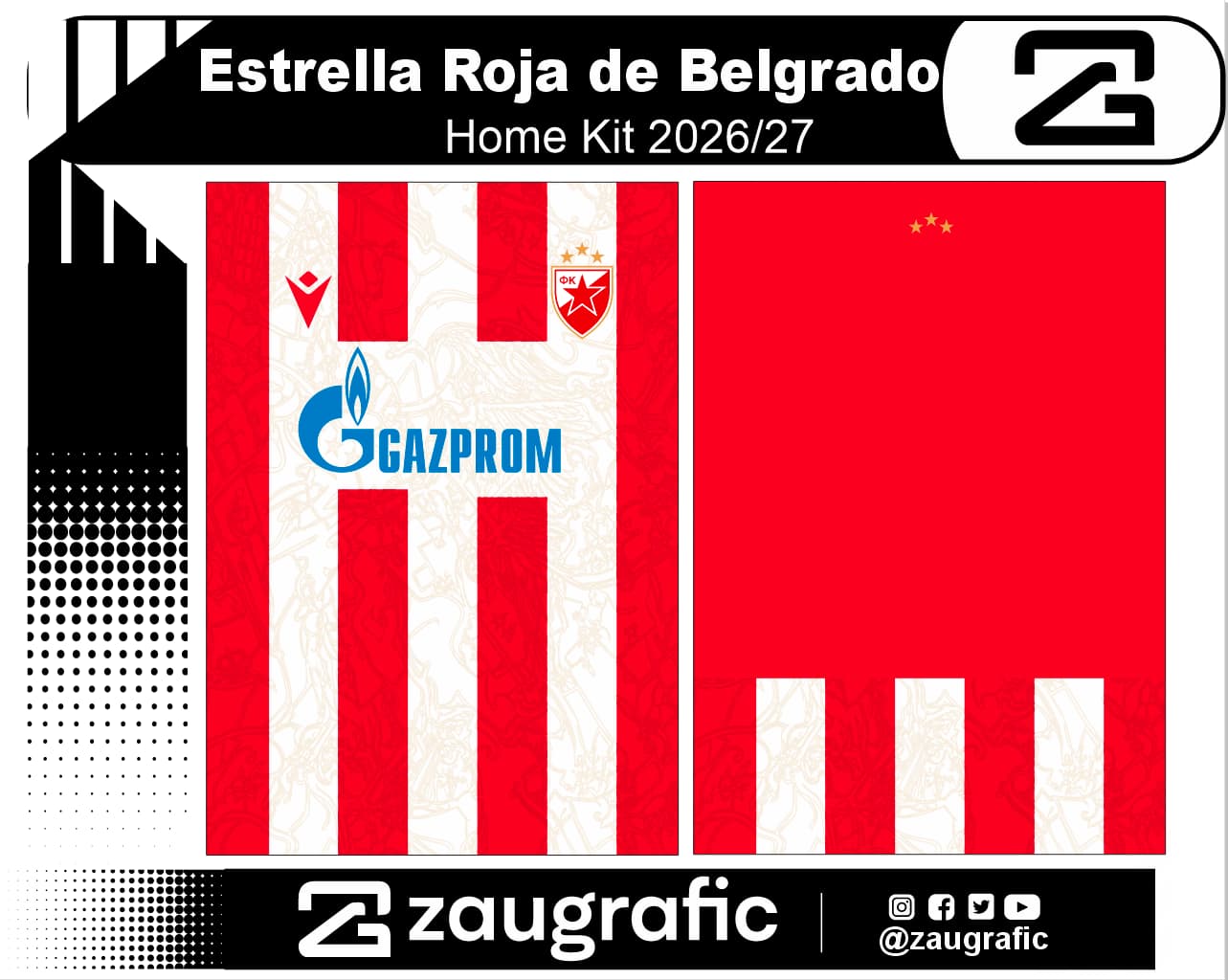Estrella Roja de Belgrado Home Kit 2026-27
