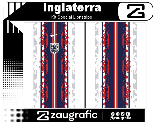 Inglaterra Kit Special Lionstripe