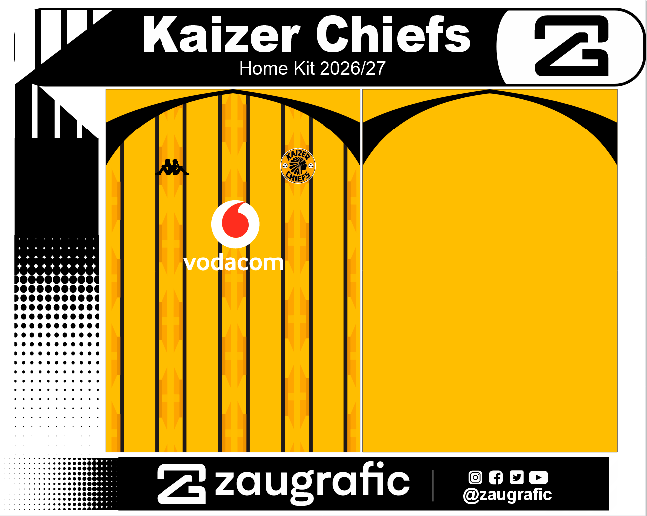 Kaizer Chiefs Home Kit 2026-27